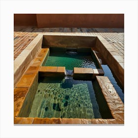 Default Moroccan Dipping Pool Art 0 Canvas Print