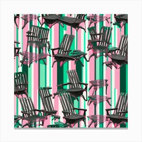 Adirondack Chairs Canvas Print