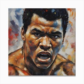 Mohammed Ali Artwork Canvas Print