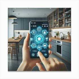 Home Automation Stock Photos & Royalty-Free Images Canvas Print