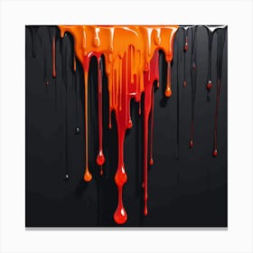 Dripping Paint 1 Canvas Print