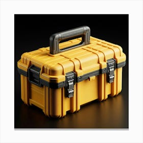 Yellow Tool Case Canvas Print