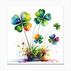 Four Leaf Clover 1 Canvas Print