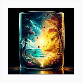 Glass Of Water 1 Canvas Print