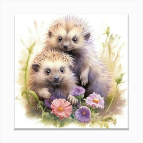 Hedgehogs 10 Toile