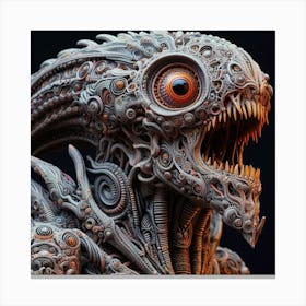 Alien Creature Canvas Print