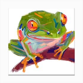 Red Eyed Tree Frog 03 Canvas Print