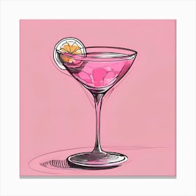 Pink Martini 1 Canvas Print