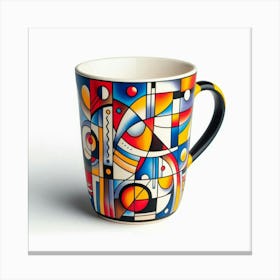 Abstract Coffee Mug Canvas Print