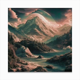 Explore The Intricate Details Of The Natural Wo Canvas Print