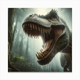 Jurassic Park T-Rex 3 Canvas Print