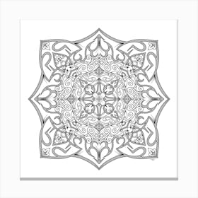 Mandala Design Canvas Print