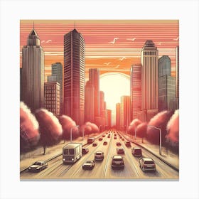 Cityscape 8 Canvas Print