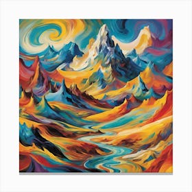 Mountain Landscape 5 Canvas Print