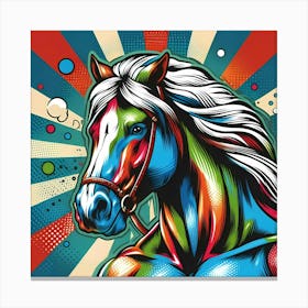 Pop Horse Canvas Print