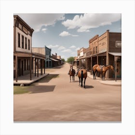 Old West Town 4 Canvas Print