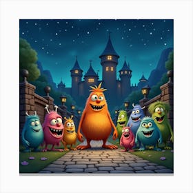 Monsters, Inc 3 Canvas Print