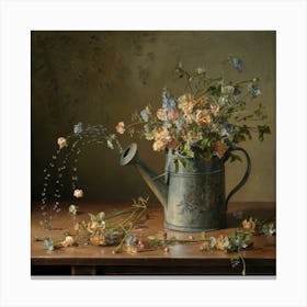 Watering Can Canvas Print