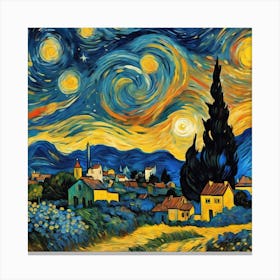 Starry Night 21 Canvas Print