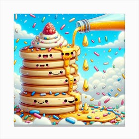 Pancakes Canvas Print