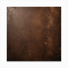 Grunge Texture On Deep Coffee Color Background Canvas Print