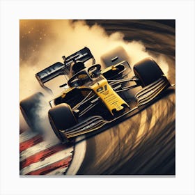 F1 Racing Car Canvas Print