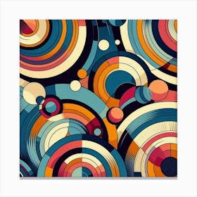 Abstract Circles 13 Canvas Print