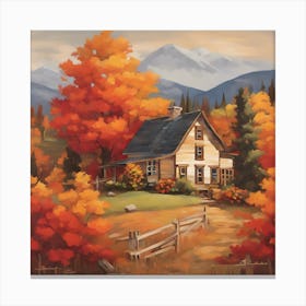 "Autumn in the Countryside" Canvas Print