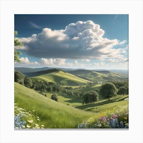 Cloud 9 6 Canvas Print