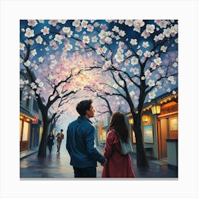 Cherry Blossoms Canvas Print