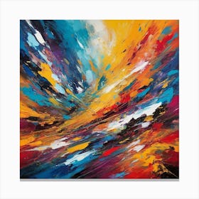 One Of A Kind Abstract Painting Canvas Print