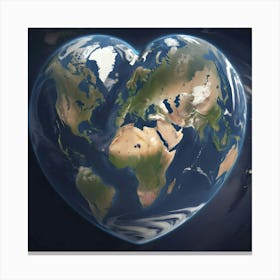 Love Earth 1 Canvas Print