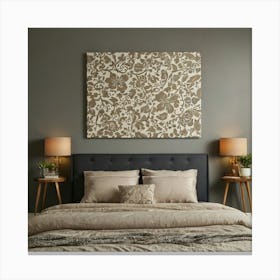 Shabby Chic Bedroom 3 Canvas Print