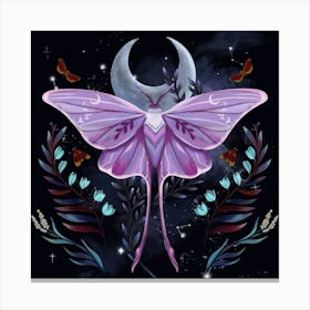 The Moth Canvas Print