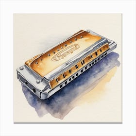 Harmonica Canvas Print