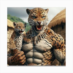 Jaguar Cub Canvas Print