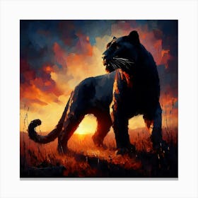 Wild Animal Illustration 357 Canvas Print