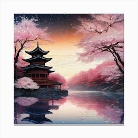 Sakura Blossoms 10 Canvas Print