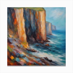 Cliffs Of Scotland Canvas Print