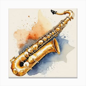 Saxophone 1 Canvas Print