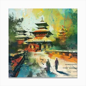 Kathmandu Canvas Print