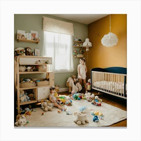 A Photo Of A Baby S Room Canvas Print