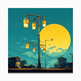 Street Lamp Canvas Print