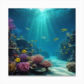 Reef Shining Bright Canvas Print