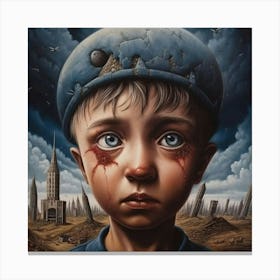 'The Boy In The Hat' Canvas Print