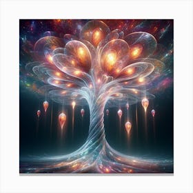 Glass tree 2 Canvas Print