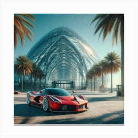 Futuristic Sports Car 46 Canvas Print