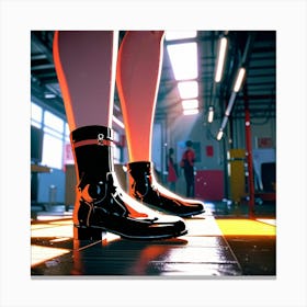 Default Looking For My Socks Art Print 1 Canvas Print