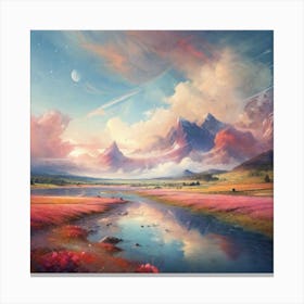 Beautiful view of nature   Canvas Print