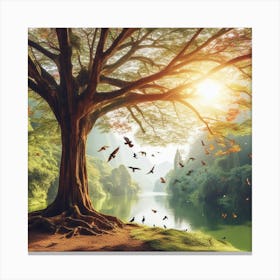 Tree In The Forest 1 Canvas Print